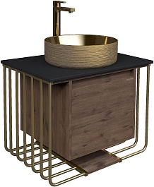 Grossman Мебель для ванной Винтаж 70 GR-5010GG веллингтон/металл золото – фотография-3